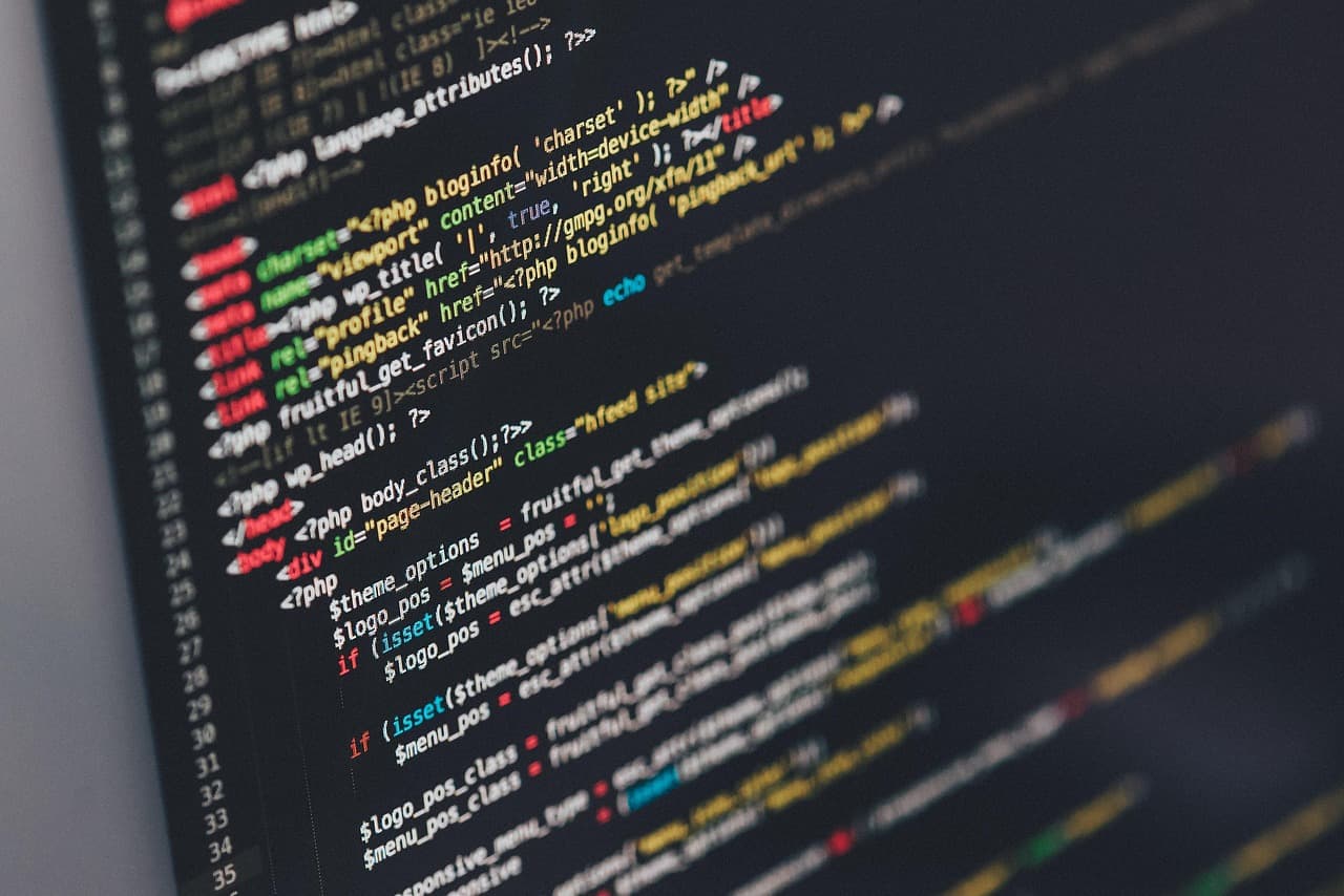 Technology blurred background